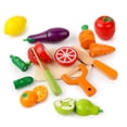 thumbnail image 2 of Cocina de simulación, juguete de madera, juego clásico Montessori, juguete educativo para niños, regalo para niños, cortar frutas y verduras, 2 of 5