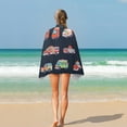 thumbnail image 4 of Fire Engine Car Truck Oversized -Washed Lightweight Quick Dry Beach Towels - 32"x63", 4 of 7