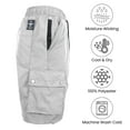 thumbnail image 4 of Men's Moisture Wicking Performance Quick Dry Cargo Shorts, 4 of 5