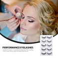 thumbnail image 5 of WEUVEB False Eyelashes 5 Pairs Dense Lightweight Black Natural Look Eye Makeup Extension, 5 of 8