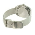 thumbnail image 3 of Unisex Braille Watch- Chrome- Steel Mesh Band- White Dial, 3 of 3