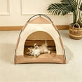 thumbnail image 2 of Foldable Pet Tent Breathable Cave Dog Houset All Season Portable Puppy Bed for Indoor Outdoor Travel, 2 of 5