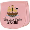 thumbnail image 2 of Inktastic Pirate 1st Birthday Party Baby Burp Cloth, 2 of 3