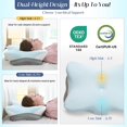 thumbnail image 4 of Almohada cervical SHJADE de espuma viscoelástica ortopédica ajustable, 4 of 6