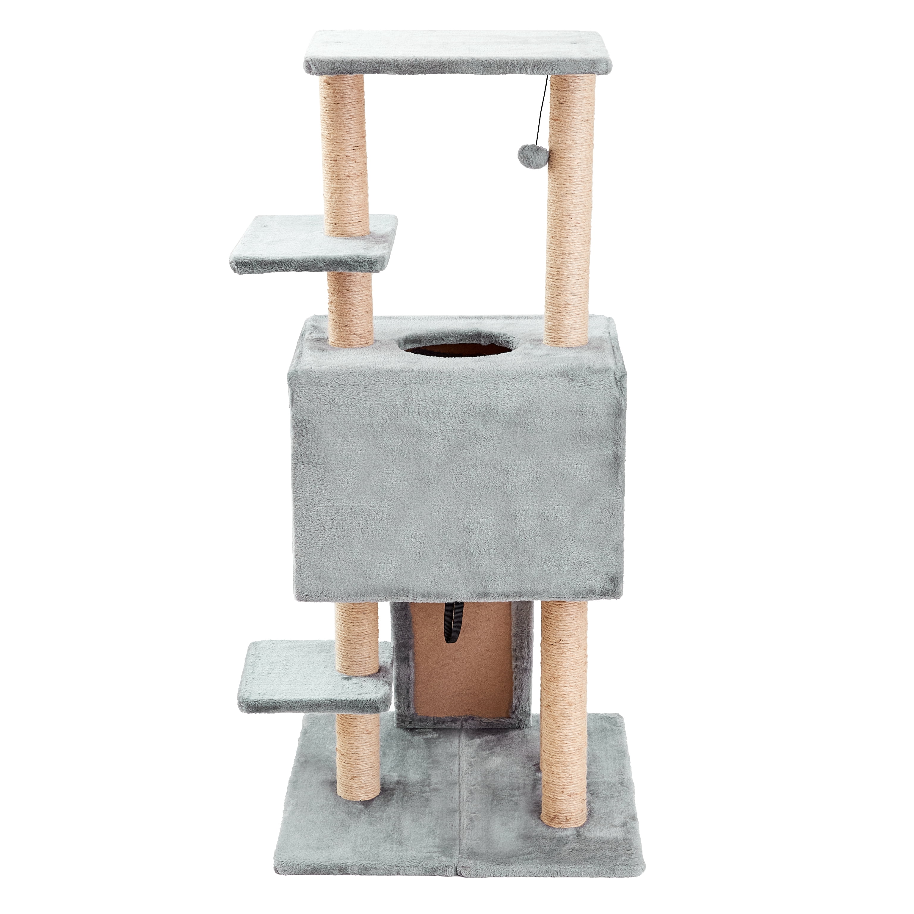 Two by Two Cortland Cat Tower, Scratch Pad and Playground