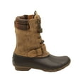thumbnail image 4 of Sperry Womens Saltwater Misty Plaid Duck Boots in Black/Tan, 4 of 6