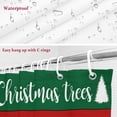thumbnail image 6 of Christmas Theme Bathroom Shower Curtain Christmas Trees Canes Reindeer Hot Cocoa Waterproof Washable Shower Curtains for Bathtub Bath Decor with Grommets and Hook 66 X 72 Inch, 6 of 8
