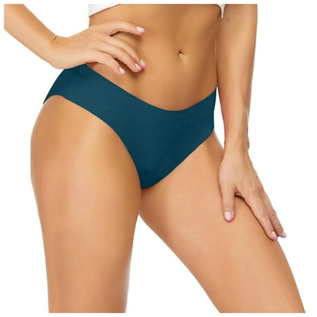 2DXuixsh Women s Bikini Bottoms Summer Beachwear Bikini Thong Swimwear Low Waisted Swim Bottom Retro Basic Full Coverage Swimsuit Bathing Suit Shorts Navy Size Xl