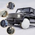 thumbnail image 3 of pitrice 4 Pieces Car Tire Dust Cover Portable Waterproof Vehicle Wheel Protector Weatherproof Universal Trailer Sleeve Black 82x30cm, 3 of 9