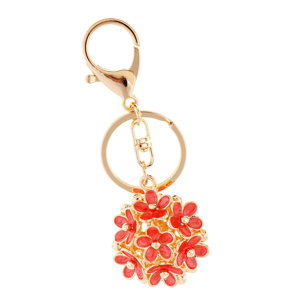 Porte-clés En Forme De Marguerite émaillée - Lot De 12 - Alliage De Zinc - Coloris Variés - Accessoire Tendance Pour Sac Ou Clés - 5