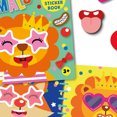 thumbnail image 7 of Buddy & Barney: Reusable Silicone Sticker Book - Silly Animals - Interactive Activity, Mix & Match Faces & Accessories, Waterproof-Spiralbound, Kid 3+, 7 of 7