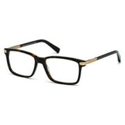 Ermenegildo Zegna Rectangular Eyeglasses EZ5009 052 Dark Havana 55mm 5009