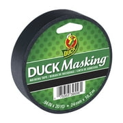 Duck Brand Black Masking Tape, 0.94 in. x 20 yd.