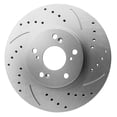thumbnail image 2 of Fithood 1 Set /2 BD125674 31275 Streaking Front Brake Disc Silver, 2 of 5