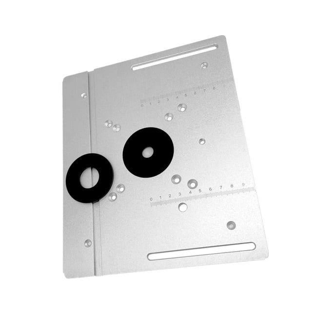 Router Table Insert Plate, Easy Installation Trimming Machine Flip Board for Woodworking Projects