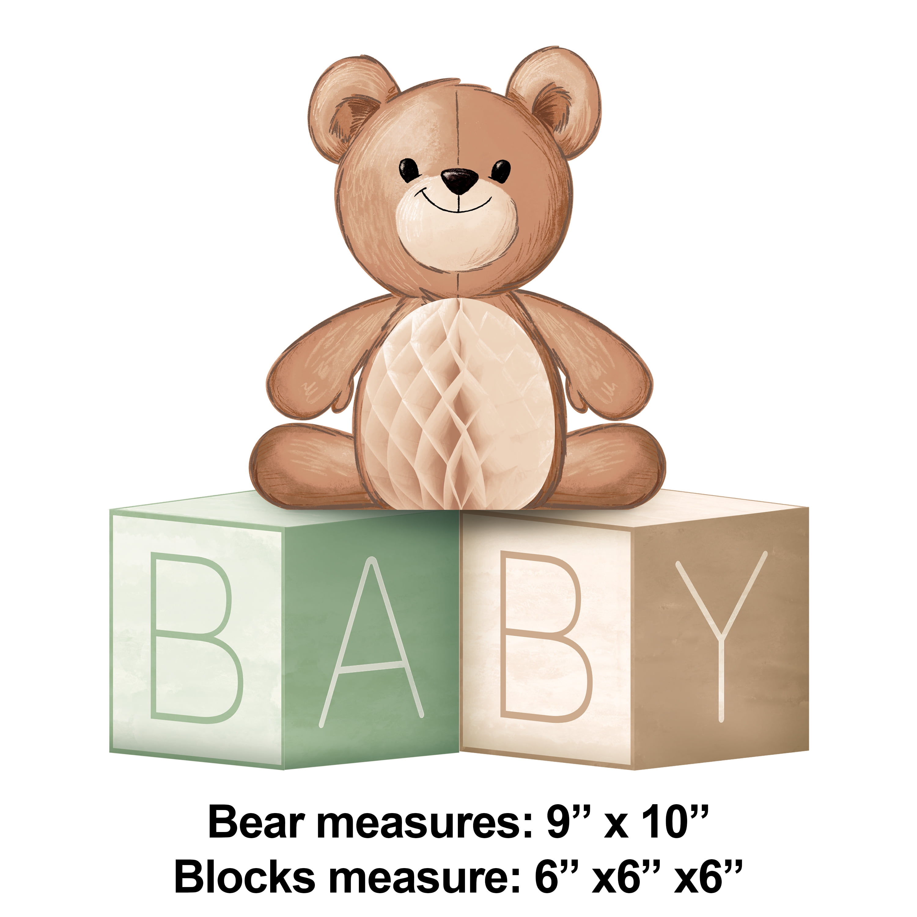 Teddy Bear Centerpiece, 3 ct