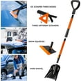 thumbnail image 6 of Zone Tech Extendable Snow Brush and Ice Scraper for Car, 2-1 (Upgraded 3-1 Extendable), 6 of 8