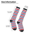 thumbnail image 5 of Balery American Patriotic Stars And Stripes Fun Novelty Socks Men'S Women'S Crew Socks Funny Crazy Novelty Socks Quirky And Cool Socks, 5 of 9
