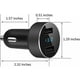 thumbnail image 3 of Mini Cargador USB Allume Cigare 4.8A - 2 Puertos - Carga iSmart Inteligente - Función voltímetro Nivel Batería - Color Negro., 3 of 5