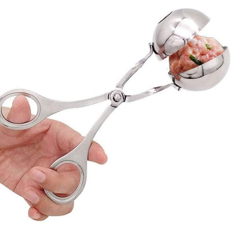 Plastic Meat Ballers Meatball Scoop Ball Maker Ice Tongs for Cake Pop Ice  Cream Scoop Fruit Cookie Dough Melon - AliExpress