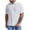 White, variant on Gyexs Mens Short Sleeve Shirts Button Down Coffee Solid Color Soft Tops with Pocket Classic Fit Tees Shirt Holiday Men Apparel, Size XXL