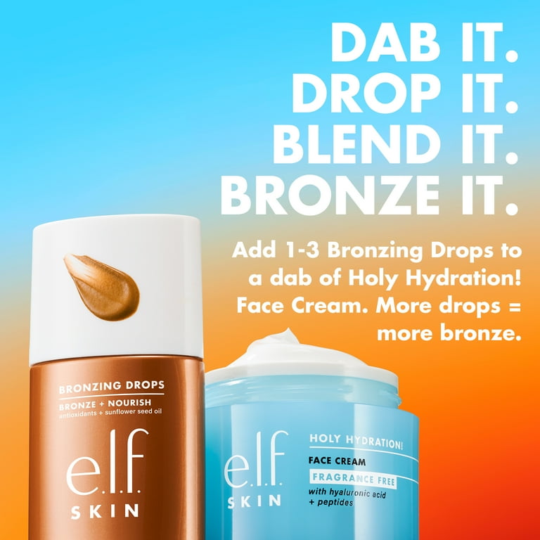 e.l.f. SKIN Bronzing Drops, Rose Gold, 1 fl oz