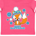 thumbnail image 4 of Inktastic Happy Hanukkah with Fox and Snowflakes Boys or Girls Toddler T-Shirt, 4 of 5