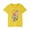 Yellow, variant on Nskgu Girls T Shirts Casual Short Sleeve T Shirts Crewneck Tunic Tops Kids Floral Printed Tee Blouses Cute Tee Tops Size 3-14 Years
