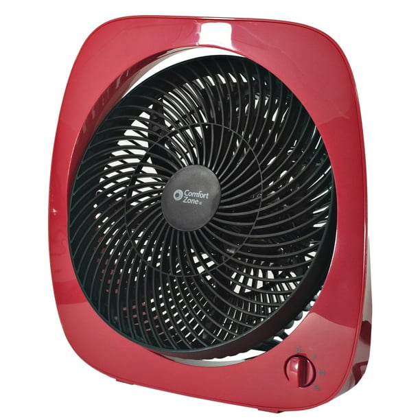 Comfort Zone Cz110rd 10 Square 1 Volt Turbo Desk Fan Red Walmart Com Comfort Zone Cz110rd 10 Square 1 Volt Turbo Desk Fan Red Walmart Com