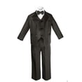 thumbnail image 6 of Black  Boy Wedding Formal Party no tail Tuxedo Suit sz S M L XL 2T 3T 4T 5 6 -20, 6 of 7