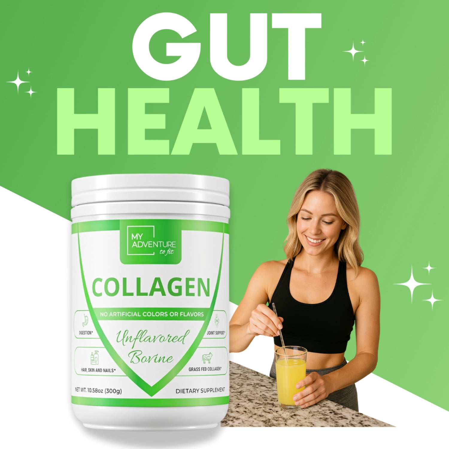 Collagen - Grass Fed Bovine | Unflavored Protein for Skin, Hair, Nails  Joints