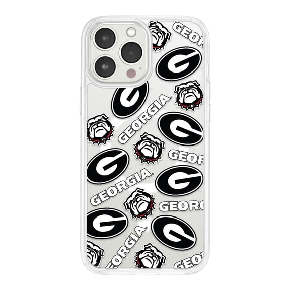 Georgia Bulldogs HD Phone Case Compatible with MagSafe Apple iPhone 11 (Scattered) by Affinity Bands