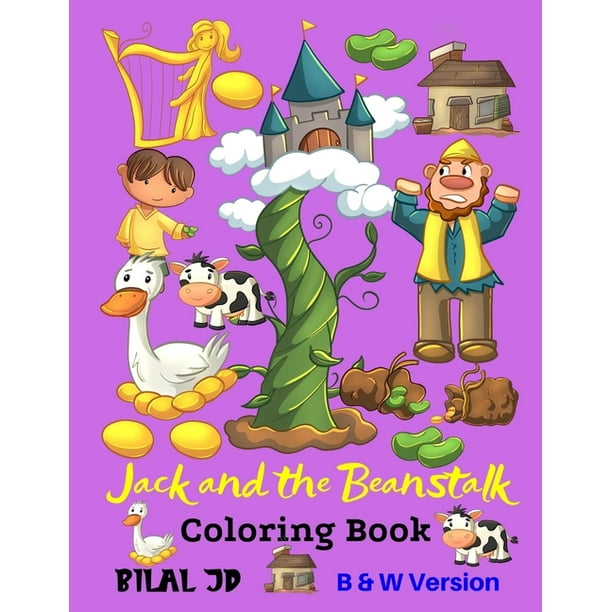 Download Jack And The Beanstalk Coloring Book Activity Books For Kids Paperback Walmart Com Walmart Com