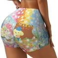 thumbnail image 2 of Saiise Sanrio Print Workout Shorts for Women Gym Yoga Running Sport Active Exercise Fitness Shorts-X-Large, 2 of 8