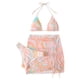 thumbnail image 1 of Moda mujer Split traje de baño Show cintura raya Sexy Bikini traje de tres piezas Fridja nalpqowj20539, 1 of 4