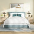 thumbnail image 5 of Tribesigns Night Stands for Bedrooms, White and Gold Nightstands with 3 Drawers, 5 of 5
