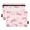 Pink Plaid Bow, variant on 2 Pack Expandable Flip Folders with Clear PVC Window Binder Pouches 3-Ring Binder Organizer Coconuts and Pineapples Pattern