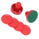 thumbnail image 1 of Vogacara Juego de de Air Hockey, empujadores y discos ergonómicos compactos, juguete de juego ligero resistente al desgaste, accesorios de Arcade Juegos de cartas Rojo Vogacara FN003546-02, 1 of 6