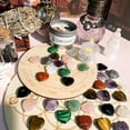 thumbnail image 4 of 50 Pcs Heart Crystals Bulk Worry Stones Gemstones Love Heart Shaped Set Palm Pocket Crystal Chakra Stone Wholesale Gifts for Women, 4 of 6