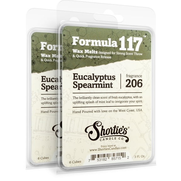 Eucalyptus Spearmint Wax Melts Multi Pack - Highly Scented   Essential & Natural Oils - Shortie's Candle Company