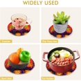 thumbnail image 5 of Halloween 2 Pack Pot Holders Trivets, Heat Resistant Hot Pads for Kitchen Table Decoration Trivets for Hot Dishes/Pot/Bowl/Teapot/Hot Pot Holders, 7" + 9.45", 5 of 7
