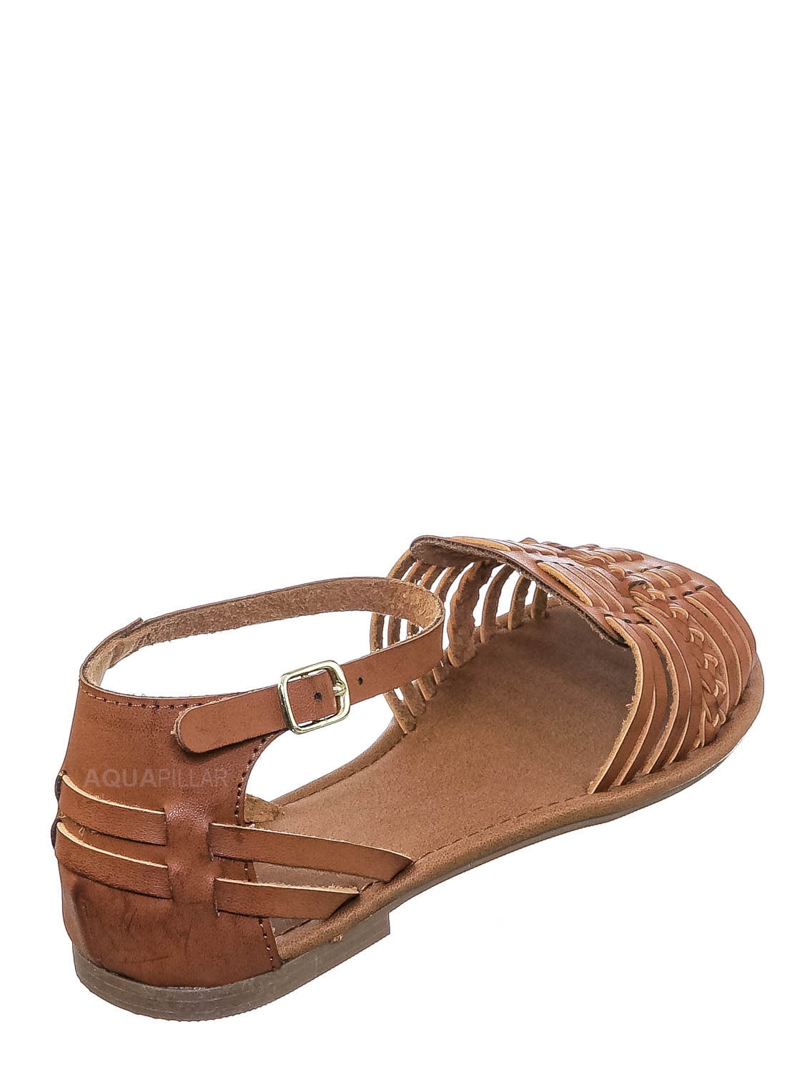 woven peep toe sandals