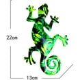thumbnail image 2 of Kafsov Metal Garden Art Decoration, Outdoor House Lizard Statue, Rust-Proof, Weather-Resistant, Perfect Gift for Garden Lovers, 13x22cm D, 2 of 6