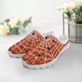 thumbnail image 3 of POLERO Orange Spider Web Womens Slip On Mules Shoes Mesh Breathable Slip-on Clogs Loafers Slip On Fashion Sneakers Close Toe House Slippers Halloween Party, 3 of 7