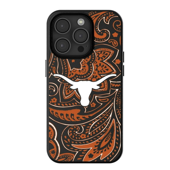Keyscaper Texas Longhorns Paisley iPhone Magnetic Bump Case