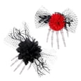 thumbnail image 5 of Here's a polished and professional product description based on your input:\n\n \n\n**2pcs Hair Clips with Rose Design – Unique Halloween Hair, 5 of 5