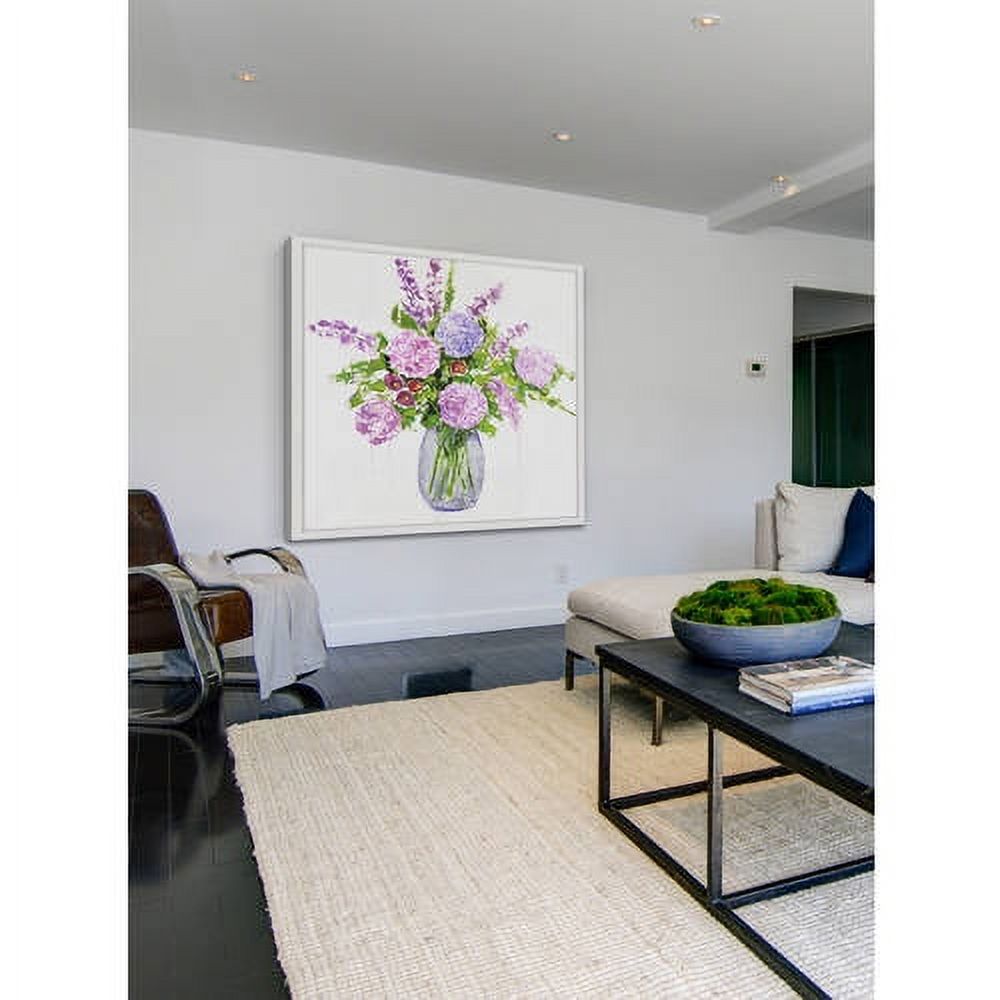 "Moon Blooms" Framed Painting Print