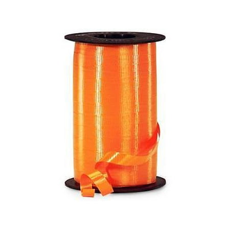 - 6 Unit Tropical Orange Curling Ribbon 3/8