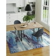 thumbnail image 4 of Unique Loom Jardin Collection Area Rug - Lilly (8' Square Blue/Gray), 4 of 7