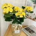 thumbnail image 4 of Bgsha 1 Bunch Artificial Geranium Red Pink Flowers Plant Artificial Flower Home Decor, 4 of 7